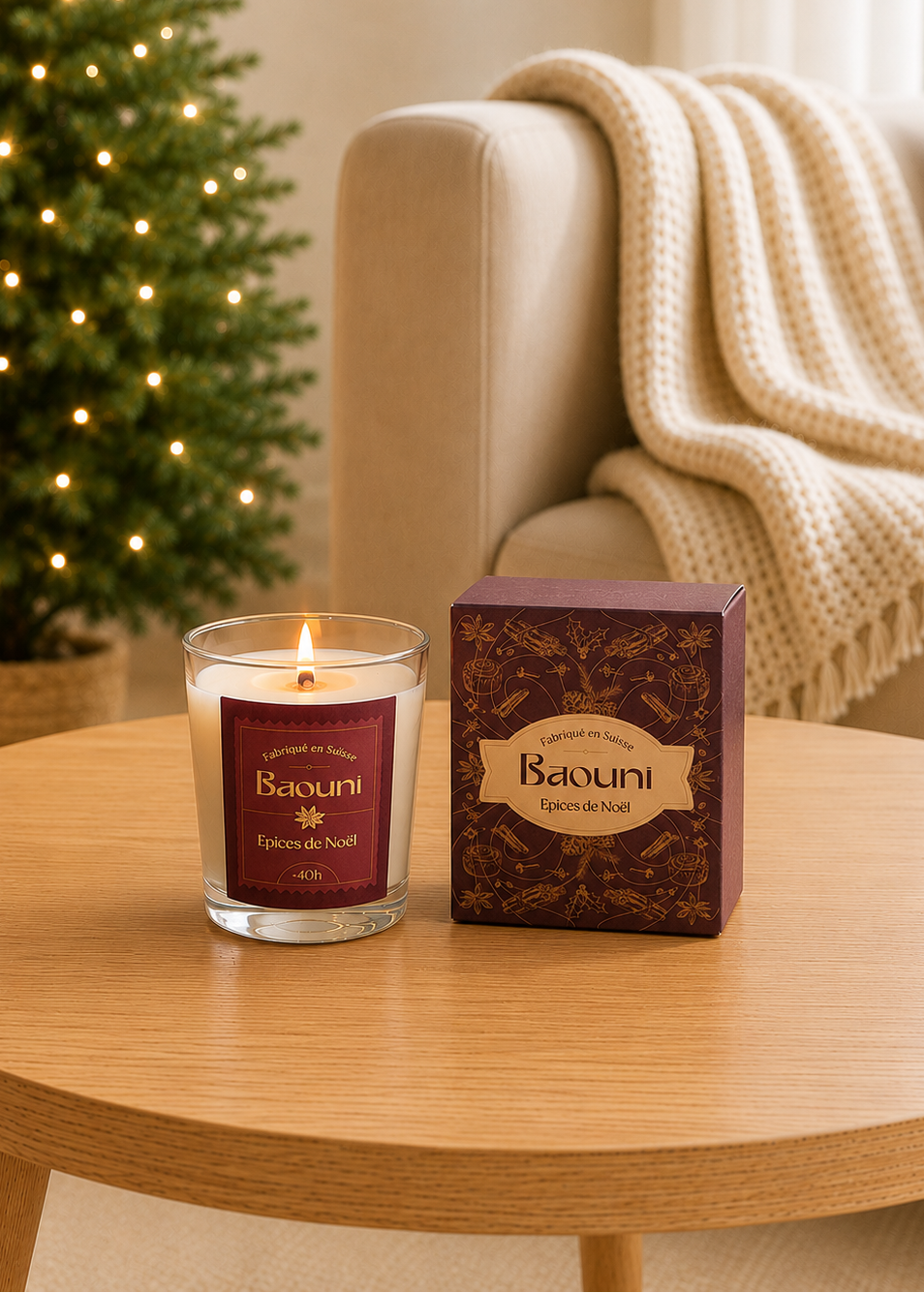 Bougie Épices de Noël