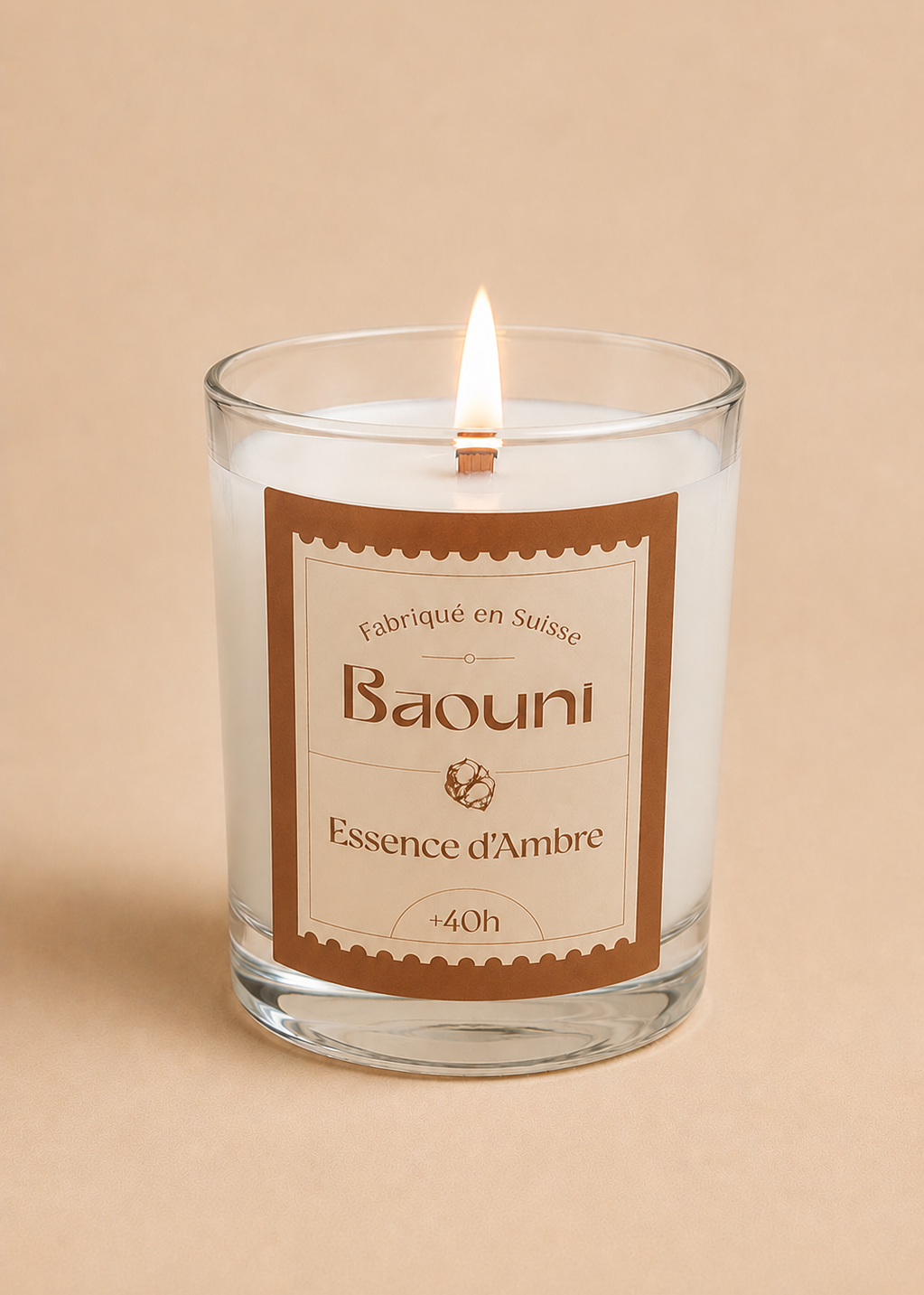 Bougie Essence d'Ambre