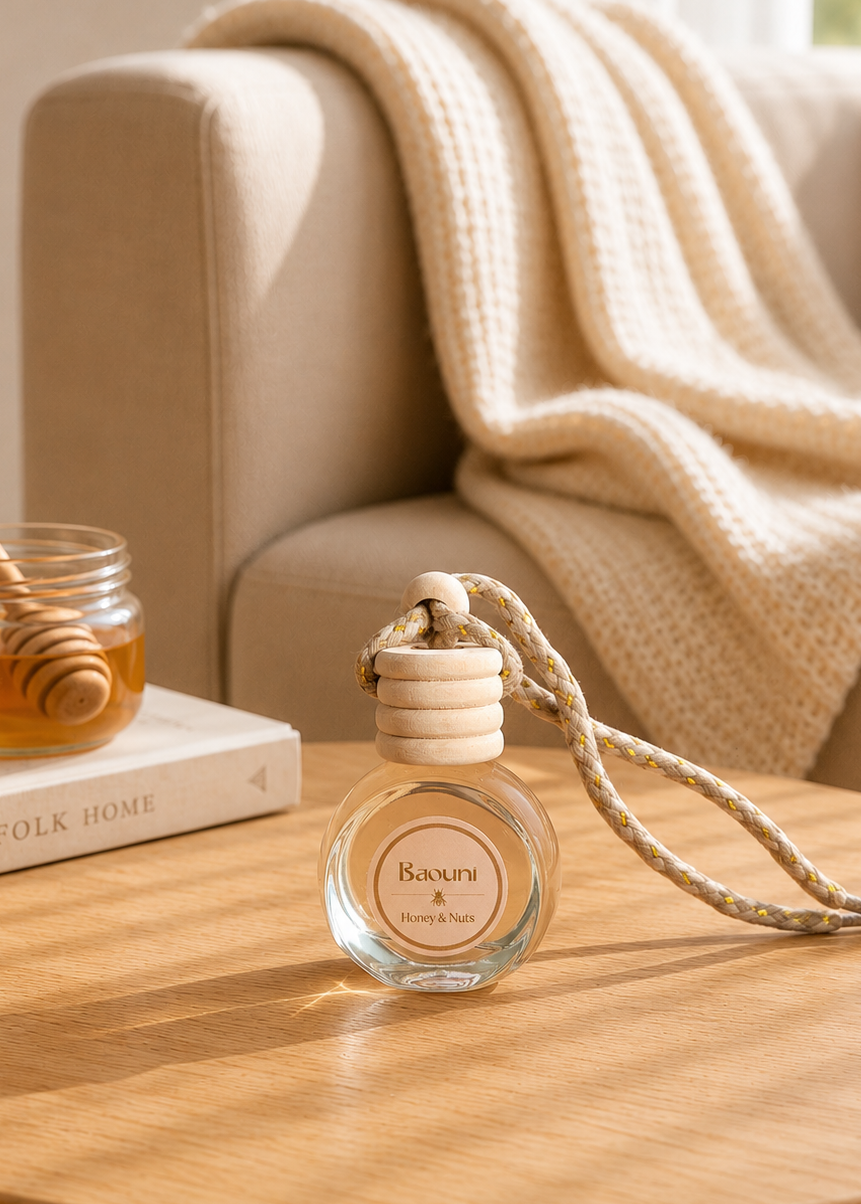 Parfum voiture Honey & Nuts