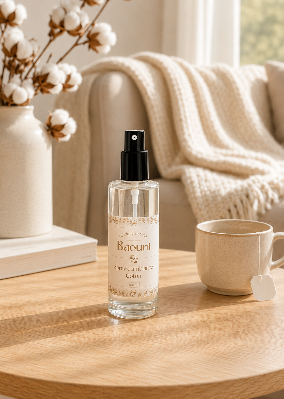 Spray d'ambiance Coton