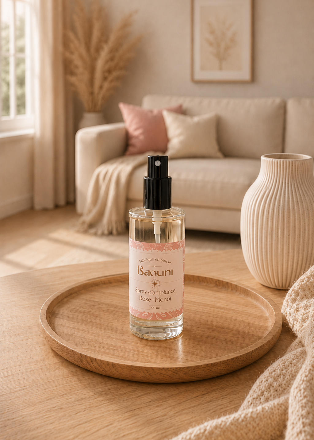 Spray d'ambiance Rose-Monoï